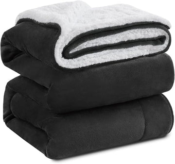 Sherpa Fleece Throw Blanket 480 GSM | Soft & Cozy Plush